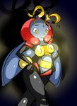  bigger_version_at_the_source breasts crossgender elpatrixf female glowing_nipples insect nintendo pok&eacute;mon tagme video_games volbeat yellow_nipples 