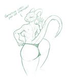  big_butt breasts butt camel_toe female forked_tongue green_and_white pussy scalie sentientsocks side_boob the_elder_scrolls tongue tongue_out topless undressing video_games wide_hips 