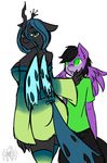  anthrofied avante92 breasts changeling clothed clothing duo equine female friendship_is_magic horse hypnosis mammal mind_control my_little_pony pony queen queen_chrysalis_(mlp) royalty wings 