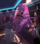 absurd_res accessory anthro arm_tattoo ball_fondling balls beverage big_balls bodily_fluids braided_hair claws clothing cock_ring cum cum_in_mouth cum_inflation cum_inside digital_media_(artwork) dragon drinking drinking_cum duo ear_piercing ear_ring eyes_closed eyewear flaccid fondling foreskin furniture genital_fluids genitals glasses hair harness hi_res horn huge_filesize humanoid_genitalia humanoid_penis inflation jewelry kendryzak kobold male male/male male_penetrated male_penetrating mohawk mythological_creature mythological_scalie mythology nipples nude on_table oral oral_penetration penetration penile penis penis_accessory penis_jewelry piercing purple_body ravenno_(nateravenno) ring_piercing scalie sex sitting sitting_on_table smile source_request table tail tattoo wearing_glasses zali_(mcspooks)