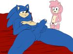  age_difference amy_rose anthro aval0nx balls blue_hair cub duo erection female flat_chested green_eyes hair hedgehog imminent_sex male mammal navel nipples nude penis pink_hair pussy sega sonic_(series) sonic_the_hedgehog uncut underwear young 