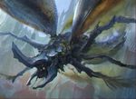  castle cliff_childs feral flying gas horn insect locust magic_the_gathering monster outside solo spread_wings teeth wings wizards_of_the_coast 