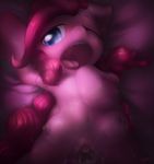  blue_eyes clitoris cum cum_in_pussy cum_inside equine female feral friendship_is_magic fur hair horse lying mammal my_little_pony nipples on_back one_eye_closed open_mouth pink_fur pink_hair pinkie_pie_(mlp) pony pussy saliva solo surgicalarts sweat teats 