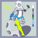  feline geekidog girly hair leopard long_hair male mammal piercing white_hair 