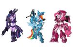  anthro anthrofied armor blood-asp0123 cutie_mark equine female friendship_is_magic horn horse mammal my_little_pony pegasus pinkie_pie_(mlp) plain_background pony rainbow_dash_(mlp) transparent_background twilight_sparkle_(mlp) unicorn wings 