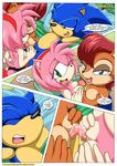  bbmbbf bisexual breasts butt chipmunk comic cum double_titfuck female hedgehog lingerie lying male mammal mobius_unleashed orgasm palcomix pussy rodent sally_acorn sega sonic_(series) sonic_the_hedgehog titfuck 
