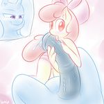 anthrofied apple_bloom_(mlp) big_penis cub dickgirl equine fellatio female friendship_is_magic horse intersex lamiaaaa mammal my_little_pony oral oral_sex penis pony precum sex trixie_(mlp) young 
