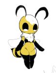 2023 ambiguous_gender antennae_(anatomy) anthro arthropod bee black_arms black_body black_eyes black_legs black_stripes blush blush_lines bodily_fluids bug_fables closed_frown featureless_crotch female_(lore) flat_chested frown guide_lines hymenopteran insect insect_wings markings moonsprout_games mouth_closed neck_tuft nude ph_(pixiv) portrait simple_background sketch solo striped_markings striped_tail stripes sweat sweatdrop tail tail_markings thick_thighs thin_eyebrows three-quarter_view tuft vi_(bug_fables) white_background wide_hips wings yellow_body