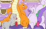anal animal_genitalia anus ass_up balls becoming_erect bestiality birdofanatic blush bodily_fluids butt digital_drawing_(artwork) digital_media_(artwork) dragonite english_text faceless_character faceless_male featureless_face feral flat_colors generation_1_pokemon generation_6_pokemon genital_fluids genital_slit genitals goodra grey_body group hi_res human human_on_feral humanoid interspecies lying male male/male mammal nintendo on_front oral penis pokemon pokemon_(species) pokephilia precum presenting presenting_anus presenting_hindquarters raised_tail rear_view rimming saliva sex signature simple_background size_difference slime smaller_human spread_legs spreading sweat tail tapering_penis text tongue tongue_out trio wide_crotch