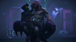 2022 3d_(artwork) absurd_res alien arm_around_partner armor big_breasts bodysuit breasts claws clothed clothed_female clothed_human clothing colored digital_media_(artwork) digitigrade duo eye_contact faceless_character faceless_female faceless_human female finger_claws halo_(series) hand_between_breasts hand_on_back hand_on_neck headgear helmet hi_res human larger_male looking_at_another male male/female male_on_human mammal mandibles microsoft nude_male on_lap pompilus-sfm sangheili sitting_on_lap size_difference skinsuit smaller_female smaller_human source_filmmaker_(artwork) tight_clothing xbox_game_studios xenophilia