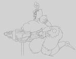 ahegao anthro aquatic areola armor balls big_areola big_balls big_breasts big_nipples big_penis breasts breeding_mount capcom exposed_breasts eye_roll eyelashes fish_tail genitals gynomorph headgear helmet hi_res huge_areola huge_balls huge_breasts huge_nipples huge_penis humanoid_genitalia humanoid_penis hyper hyper_balls hyper_genitalia hyper_penis intersex looking_pleasured machine mega_man_(series) merfolk monochrome nipples penetrable_sex_toy penis robot sex_toy sharp_teeth solo splash_woman split_form teeth tongue tongue_out vein veiny_penis vr457