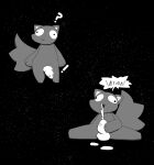 2026 after_transformation animal_genitalia animal_penis anthro black_and_white blank_stare bodily_fluids canid canine canine_genitalia canine_penis canis casual_erection cock_transformation cosmic_background cum cum_from_mouth cum_in_mouth cum_inside cumshot digital_media_(artwork) ejaculation erection exclamation_point fur genital_fluids genitals grey_body grey_fur inkystinkyboy knot knotted_penis living_penis male mammal masturbation monochrome mythological_canine mythological_creature mythology night open_mouth orgasm owo penile penile_masturbation penis question_mark rawr sentient_penis simple_background sitting sitting_on_ground sky smile solo speech_bubble spiral spiral_eyes star starry_background starry_sky tail text transformation unusual_anatomy unusual_genitalia unusual_penis werecanid werecanine werecreature werewolf wolf