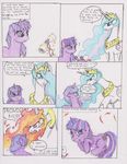  ? angry chaostone choastone comic crown cutie_mark dialog english_text equine female feral fire flames friendship_is_magic fur hair horn horse long_hair mammal multi-colored_hair my_little_pony open_mouth pony princess princess_celestia_(mlp) purple_eyes purple_fur purple_hair royalty scroll sweat tears text tongue twilight_sparkle_(mlp) unicorn white_fur winged_unicorn wings 