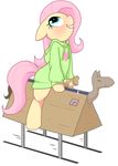  &lt;3 animal_genitalia apony blush cyan_eyes dickgirl equine erection floppy_ears fluttershy_(mlp) friendship_is_magic fur hair hoodie horse horsecock intersex long_hair looking_up mammal my_little_pony pegasus penis pink_hair plain_background pony precum riding smile spread_legs spreading teeth white_background wings wooden_horse yellow_fur 