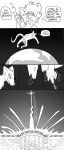  absurd_res ambiguous_gender anthro bodily_fluids circe_(pankallisti) comic cum cum_on_building cumshot duo earth ejaculation electronics english_text genital_fluids genitals greyscale hi_res in_space macro male mammal masturbation monochrome murid murine nude orbit pankallisti penis planet rat rodent space star text walkie-talkie white_house 
