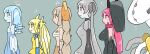  6+girls blonde_hair blue_hair blue_skin blush_stickers breast_size_difference breasts brown_hair colored_skin commentary dark_skin drago_(kasugai_(de-tteiu)) eleki_(kasugai_(de-tteiu)) fewer_digits flat_chest from_side grey_hair grey_skin huge_breasts ice_(kasugai_(de-tteiu)) kasugai_(de-tteiu) large_breasts lineup makhia_(kasugai_(de-tteiu)) medium_breasts multiple_girls pink_skin pokemon red_hair regice regidrago regieleki regigigas regirock registeel rock_(kasugai_(de-tteiu)) single_blush_sticker small_breasts steel_(kasugai_(de-tteiu)) translated translucent_hair twintails yellow_skin 