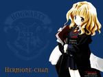  book brown_eyes brown_hair harry_potter hermione_granger non-web_source school_uniform short_hair solo wallpaper 