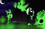  equine feral friendship_is_magic ghost group horn kohtek mammal my_little_pony night original_character pegasus spirit spooky_gloom unicorn wings 