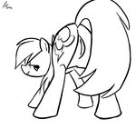  animated ass_up black_and_white butt cutie_mark equine female feral friendship_is_magic hair half-closed_eyes horse inviting looking_at_viewer looking_back mammal monochrome my_little_pony pegasus plain_background pony presenting presenting_hindquarters pussy rainbow_dash_(mlp) seductive shaking smile solo standing themanesex white_background wings 