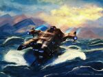  advanced_ship_(eve_online) artist_name attack_ship_(eve_online) caldari_state_(eve_online) cloud cloudy_sky combat_ship_(eve_online) commentary cruiser_(eve_online) dated electronic_warfare_ship_(eve_online) english_commentary eve_online exploration_ship_(eve_online) fenrirsha flying foaming_waves glowing highres ishukone_corporation_(eve_online) kaalakiota_corporation_(eve_online) lai_dai_corporation_(eve_online) military_vehicle mountain mountainous_horizon no_humans ocean outdoors science_fiction sky spacecraft strategic_cruiser_(eve_online) support_ship_(eve_online) tech_3_ship_(eve_online) tengu_(eve_online) vehicle_focus water waves 