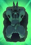  abs absurd_res anthro armpit_hair balls barazoku beard big_balls big_horn big_muscles big_penis black_hair bluesh body_hair bovid bovine cattle dreamworks erection facial_hair fur genitals green_background green_eyes grey_body grey_fur hair hands_behind_head hi_res horn huge_balls huge_horn huge_muscles huge_penis huge_thighs kai_the_collector kung_fu_panda looking_at_viewer lying male mammal manly muscular muscular_anthro muscular_arms muscular_legs muscular_male muscular_thighs nude penis seductive simple_background smile solo thick_arms thick_penis thick_thighs vein 