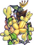 2025 abdominal_bulge aliasing alpha_channel anthro arm_grab balls big_balls big_breasts big_penis bitwily black_clothing black_gloves black_handwear bottomless bottomless_male breasts brown_hair clothed clothing digital_media_(artwork) facial_tuft female female/female footwear fur genitals gloves green_clothing green_eyes green_footwear green_helmet green_sweater green_topwear grin grinning_at_viewer group hair handwear huge_balls huge_penis humanoid humanoid_genitalia humanoid_penis hyper hyper_genitalia hyper_penis lagomorph larger_female leg_grab looking_back male mammal nipples penis quadruple_anal simple_background size_difference smaller_male smile smiling_at_viewer sweater tan_body thigh_grab topwear transparent_background tuft vulva wily_(bitwily) yellow_balls yellow_body yellow_fur yellow_penis