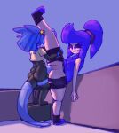 2025 5_fingers aliasing anal anal_penetration animated anthro anthro_penetrating anthro_penetrating_human ballerina_position big_penis bitwily black_boots black_clothing black_footwear black_legwear black_thigh_highs black_topwear blue_body blue_boots blue_clothing blue_footwear blue_hair boots bottomwear bouncing_breasts breasts clothing digital_media_(artwork) duo ear_piercing ear_ring eyeshadow female female_penetrated fingerless_gloves fingers footwear frame_by_frame genitals gloves grin hair handwear huge_penis human human_on_anthro human_penetrated interspecies jewelry kai_(bitwily) larger_female leg_grab legwear long_tail loop makeup male male/female male_penetrating male_penetrating_female mammal narrowed_eyes necklace nude penetration penile penile_penetration penis penis_in_ass piercing ponytail purple_background purple_clothing purple_eyeshadow purple_hair purple_topwear ring_piercing seamless_loop sex shoes shorts simple_background size_difference smaller_male smile spandex spandex_shorts standing standing_sex tail thigh_highs thrusting tight_bottomwear tight_clothing tight_shorts topwear torn_clothing translucent translucent_body white_clothing white_topwear