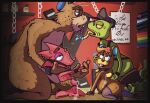 2026 age_difference animal_crossing anthro anthro_on_anthro arms_tied ball_gag ball_size_difference balls bdsm beaver big_balls big_penis black_border bodily_fluids bondage_furniture border bound bracelet buckteeth butt c.j._(animal_crossing) chain chameleon child_swap chip_(animal_crossing) clothing collar collar_tag dominant dominant_anthro dominant_male dripping dungeon english_text erection eye_roll eyebrows eyewear father_(lore) father_and_child_(lore) father_and_son_(lore) father_dom_son_sub fishnet_clothing fishnet_legwear flick_(animal_crossing) foreskin foursome french_kissing fur furgonomic_piercing furgonomics gag gagged genital_fluids genitals glans glasses group group_sex hair hand_on_head harness hat headgear headwear heart_symbol horn humanoid_genitalia humanoid_penis incest_(lore) inside jewelry kaisertaylorproducts kissing kneeling larger_dom leather leather_daddy leather_pride_colors legwear lgbt_pride lizard looking_pleasured lotion lotion_bottle male male/male mammal masturbation mature_anthro mature_male narrowed_eyes nat_(animal_crossing) navel nintendo nipples non-mammal_balls non-mammal_nipples nude older_dom_younger_sub open_mouth parent_(lore) parent_and_child_(lore) parent_and_son_(lore) pawpads penile penile_masturbation penis penis_size_difference piercing poster precum precum_drip precum_on_partner precum_string pride_colors profanity rainbow_pride_colors relative_swap reptile restrained ring_piercing rodent saint_andrew's_cross saliva saliva_on_tongue saliva_string scalie sex shelf signature size_difference slightly_chubby slightly_chubby_anthro slightly_chubby_male son_(lore) son_swap standing subculture_pride_colors submissive submissive_anthro submissive_male teeth text thigh_highs tongue tongue_out tuft vein