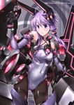  cocytus_(wind_master) covered_navel english gloves leotard long_hair low_twintails pantyhose purple_eyes purple_hair solo thighband_pantyhose twintails vocaloid voiceroid yuzuki_yukari 