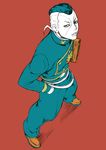  chounorin gakuran jojo_no_kimyou_na_bouken male_focus nijimura_okuyasu pompadour scar school_uniform sketch solo 