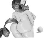  anthrofied big_butt breasts butt chubby equine female friendship_is_magic horn mammal my_little_pony nipples overweight rarity_(mlp) side_boob sirmasterdufel solo unicorn 