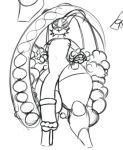  animal_genitalia animal_penis anthro bodily_fluids bottom_heavy dripping drwrandom equine_genitalia equine_penis flaccid flat_chested fur fusion generation_4_pokemon genital_fluids genitals guide_lines gynomorph hand_on_hip hi_res horn intersex lopunny mamoswine nintendo penis pokemon pokemon_(species) pokemon_fusion precum precum_drip sketch solo 