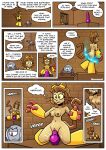  absurd_res angry anthro areola big_dildo breasts brown_body brown_fur brown_hair clothing comic curvy_figure detailed_background dialogue dildo duo embarrased_female embarrassed embarrassing_nudity english_text felid feline female female_penetrated front_view fur gameoverse genitals glitch_productions hair hi_res hourglass_figure inside kaboodle_(gameoverse) kit_bodega large_penetration looking_at_another machine mammal masturbation mostly_nude nipples penetration reluctant robot sex_toy sex_toy_in_vagina sex_toy_insertion sound_effects speech_bubble surprised tail text thecumrat thick_thighs topwear undressing vaginal vaginal_masturbation vaginal_penetration vibrator vibrator_in_vagina voluptuous voluptuous_anthro voluptuous_female vulva 