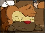  2023 2d_animation ambiguous_gender anal anal_penetration animated anthro artist_name bibarel bottomless bottomless_ambiguous bottomless_anthro bottomless_male breath brown_body brown_fur butt clothed clothing dated duo ellipsis eyes_closed fur generation_4_pokemon generation_7_pokemon genitals internal internal_anal lycanroc male male/ambiguous male_(lore) midday_lycanroc nintendo no_sound penetration penile penile_penetration penis penis_in_ass pokemon pokemon_(species) raised_tail sound_effects tail tan_body tan_fur text zandermanith 