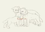  animalization collar cravat dog english eren_yeager green_eyes grey_eyes levi_(shingeki_no_kyojin) monochrome petra_ral shingeki_no_kyojin sketch tears zencelot 