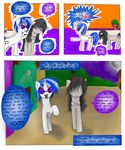  black_hair blue_hair comic cutie_mark dialog english_text equine eyewear female feral friendship_is_magic fur grey_fur group hair hewhoerasesmost horn horse inside mammal my_little_pony octavia_(mlp) outside pony purple_eyes standing table text two_tone_hair unicorn vinyl_scratch_(mlp) white_fur 
