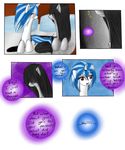  black_hair blue_hair comic cutie_mark dialog duo english_text equine eyes_closed female feral friendship_is_magic fur grey_fur hair hewhoerasesmost horn horse mammal my_little_pony octavia_(mlp) pony red_eyes text two_tone_hair unicorn vinyl_scratch_(mlp) white_fur 