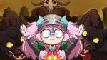  16:9 2025 2_horns 4_eyes 5_fingers ambiguous_feral ambiguous_gender anthro bangs black_body black_fur blue_horn bone brown_body brown_fur brown_horn brown_nipples brown_sky canid canine canis capra_demon chainmail chibidoki closed_frown clothed clothed_female clothed_humanoid clothing colored colored_line_art cosplay crystal crystal_horn dark_souls demon digital_drawing_(artwork) digital_media_(artwork) domestic_dog empty_eyes english_description eyebrow_through_hair eyebrows eyelashes female female_focus female_humanoid feral fingers fromsoftware frown frowning_at_viewer fur gaelfox gloves grey_helmet group hair handwear hi_res horn horned_humanoid humanoid humanoid_pointy_ears light lighting looking_at_another looking_at_viewer male male_anthro mammal mouth_closed multi_eye muscular muscular_anthro muscular_male nipples noseless nude nude_ambiguous nude_anthro nude_male open_mouth outline outside pecs pink_bow pink_clothing pink_eyebrows pink_hair pink_topwear pointy_ears pose pseudo_horn red_eyes red_line_art red_tongue ruins shaded sharp_teeth skull skull_head sky solaire_of_astora standing straight_arms tan_body tan_skin teeth tongue tongue_out topwear translucent translucent_hair undead vtuber white_clothing white_gloves white_handwear white_outline wide_eyed widescreen worried_look 