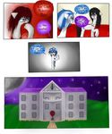  black_hair blue_eyes blue_hair building comic cutie_mark dialog english_text equine female feral friendship_is_magic fur grey_fur hair hewhoerasesmost horn horse inside mammal my_little_pony octavia_(mlp) pony purple_eyes red_hair text two_tone_hair unicorn vinyl_scratch_(mlp) white_fur 