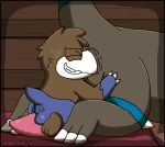  2024 2d_animation anal anal_penetration animated anus artist_name balls black_body blue_body blue_fur bodily_fluids brown_body brown_fur butt claws dated drilbur duo eyes_closed fossil_pokemon fur generation_4_pokemon generation_5_pokemon genitals gloves_(marking) hand_on_butt male markings nintendo no_sound oral penetration penis pokemon pokemon_(species) raised_tail rampardos sex sitting_on_penis size_difference snout_fuck snout_in_ass sweat tail teeth text tilde_after_text white_body white_fur zandermanith 