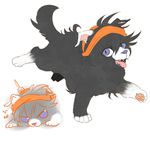  animalization dog headband jojo_no_kimyou_na_bouken narancia_ghirga no_humans puppy solo 