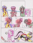  blood blue_eyes chaostone choastone clothing comic cutie_mark decapitation dialog drainpipe english_text equine eyes_closed female feral fluttershy_(mlp) friendship_is_magic frown fur gore hair horn horse long_hair looking_back mammal mask my_little_pony open_mouth outside pegasus pink_hair pinkamena_(mlp) pinkie_pie_(mlp) plain_background pony red_eyes shocked sword teeth text tongue two_tone_hair unicorn weapon wings 
