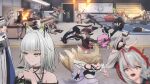  1other 3boys 6+girls aak_(arknights) absolutely_everyone aciddrop_(arknights) amiya_(arknights) ansel_(arknights) arknights blaze_(arknights) cardigan_(arknights) cat_girl coffee coffee_mug cup cutter_(arknights) doctor_(arknights) drooling durin_(arknights) espresso_(drink) everyone exusiai_(arknights) eyepatch fox_girl fox_tail hibiscus_(arknights) highres ifrit_(arknights) kal'tsit_(arknights) kirara_(arknights) lava_(arknights) logos_(arknights) mouth_drool mudrock_(arknights) mug multiple_boys multiple_girls myrtle_(arknights) nian_(arknights) okukin_07 popukar_(arknights) projekt_red_(arknights) provence_(arknights) shamare_(arknights) skadi_(arknights) skateboarding sleeping specter_(arknights) suzuran_(arknights) tail vampire w_(arknights) warfarin_(arknights) wis'adel_(arknights) 