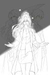  +++ 1boy 2girls ^_^ ayin_(project_moon) carmen_(project_moon) closed_eyes coat collared_shirt commentary_request cowboy_shot e.g.o_(project_moon) elegy763889 greyscale hand_up hands_up happy_aura high_ponytail highres kali_(project_moon) lab_coat lapels lobotomy_corporation long_hair looking_at_viewer mimicry_(e.g.o) monochrome multiple_girls notched_lapels open_mouth pencil_skirt ponytail project_moon shirt skirt smile spot_color staring yellow_eyes 