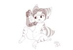 2024 anthro aviator_cap big_ears breasts claws cownugget cybernetic_arm cybernetic_limb dated duo ear_piercing ear_ring extreme_size_difference eyewear eyewear_on_head featureless_breasts featureless_crotch female fluffy fluffy_tail goggles goggles_on_head head_tuft holding_character lombax macro male mammal markings micro monochrome navel nude piercing prosthetic prosthetic_arm prosthetic_limb ratchet_(ratchet_and_clank) ratchet_and_clank ring_piercing rivet_(ratchet_and_clank) robot_arm scared signature size_difference smile sony_corporation sony_interactive_entertainment spread_legs spreading striped_arms striped_back striped_body striped_ears striped_legs striped_markings striped_tail stripes tail tail_markings tail_tuft toe_claws triangle_nose tuft
