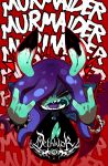 anthro aquatic big_breasts bloons_tower_defense blue_body bracelet breasts chain cleavage cleavage_cutout clothed clothing cutout dethklok english_text eyes_closed fangs female goatboydraws hair hair_over_eye haplorhine hi_res jewelry mammal merfolk mermonkey_(bloons) monkey ninja_kiwi primate purple_tongue red_background sharp_teeth shirt simple_background solo spiked_bracelet spikes split_form teeth text text_on_clothing text_on_shirt text_on_topwear tongue topwear torn_clothing torn_shirt torn_topwear