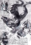 absurd_res after_vore android anthro anxiousboar belly belly_rub big_butt butt comic cuddling digestion digestion_noises graphite_(artwork) hi_res machine male posinng robot rumbling_stomach science_fiction solo synth_(vader-san) traditional_media_(artwork) unitex_(anxiousboar) vore weight_gain yoga