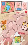 absurd_res ahegao anal anal_fluids anal_vore anthro anus aroused aroused_face avian balls beak bed bird blue_body blue_feathers blue_fur blush blush_lines bodily_fluids body_hair butt butt_hair canid canine climbing climbing_on climbing_on_another comic cum dialogue domestic_pig dudenahuel ejaculation english_text erection eyewear fart fart_cloud fart_fetish farting_male farting_on_another feathers floating_heart fur furniture genital_fluids genitals glans green_body green_feathers green_fur group hairy_balls hairy_legs hairy_thighs heart_symbol hi_res internal internal_anal larger_anthro larger_male looking_pleasured low-angle_view macro male male_farting mammal maned_wolf micro nahuel_(dudenahuel) on_bed onomatopoeia orange_body orange_fur parrot penis pink_body red_insides roy_(dudenahuel) size_difference smaller_anthro smaller_male sound_effects sparkx speech_box suid suine sunglasses sus_(pig) tail text tongue tongue_out trio vore wearing_sunglasses yelling yellow_beak yellow_body yellow_fur yorkshire_pig