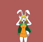 animated animated_gif anthro caramelldansen carrot_(one_piece) dancing don'tcare4u female lagomorph leporid low_res mammal meme minkmen_(one_piece) one_piece rabbit short_playtime solo