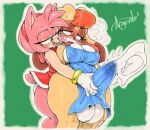 age_difference amy_rose anthro apron apron_only argento balls biped blue_clothing blush bodily_fluids bracelet breasts clothed clothed_anthro clothed_female clothed_gynomorph clothed_intersex clothed_sex clothing crossgender cum cum_in_clothing cum_through_clothing duo erection erection_under_clothing eulipotyphlan eye_roll eyelashes female female_anthro ftg_crossgender fti_crossgender genital_fluids genitals gloves gynomorph gynomorph/female gynomorph_anthro hair handjob handwear hedgehog hi_res intersex intersex/female intersex_anthro jewelry lagomorph leporid looking_pleasured mammal mature_anthro mature_gynomorph mature_intersex older_anthro older_gynomorph older_intersex penile pink_hair pupils rabbit sega sex simple_background smile sonic_the_hedgehog_(series) thick_thighs vanilla_the_rabbit wet wet_clothing younger_anthro younger_female